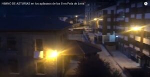 HIMNO DE ASTURIAS en los aplausos de las 8